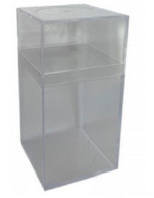 CAJA ACRILICA ALTA 6X6X10CM