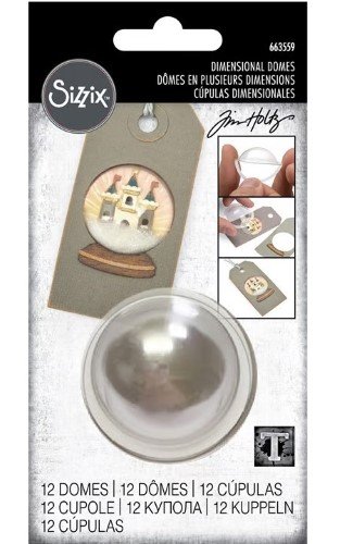 CUPULA DE PLASTICO PEQUEÑA 3.81X3.81CM (12PZ)