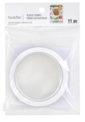 CUPULA DE PLASTICO PLANA CIRCULAR 7CM (11PZ)