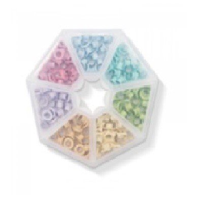 CAJA DE OJALES PASTELES (141PZ)