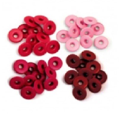 OJALES PLANOS ROJOS (40PZ)