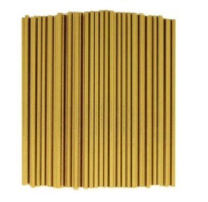 PITILLOS DE PAPEL DORADOS (50PZ)