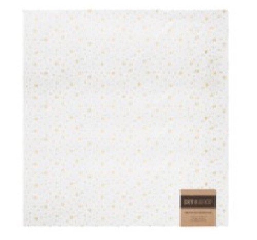 ACETATO CON ESTRELLAS DORADAS 12"X12"