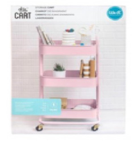 CARRITO DE ALMACENAMIENTO ROSADO WE R