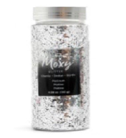 GLITTER SEMI CHUNKY PLATA (141,7G)