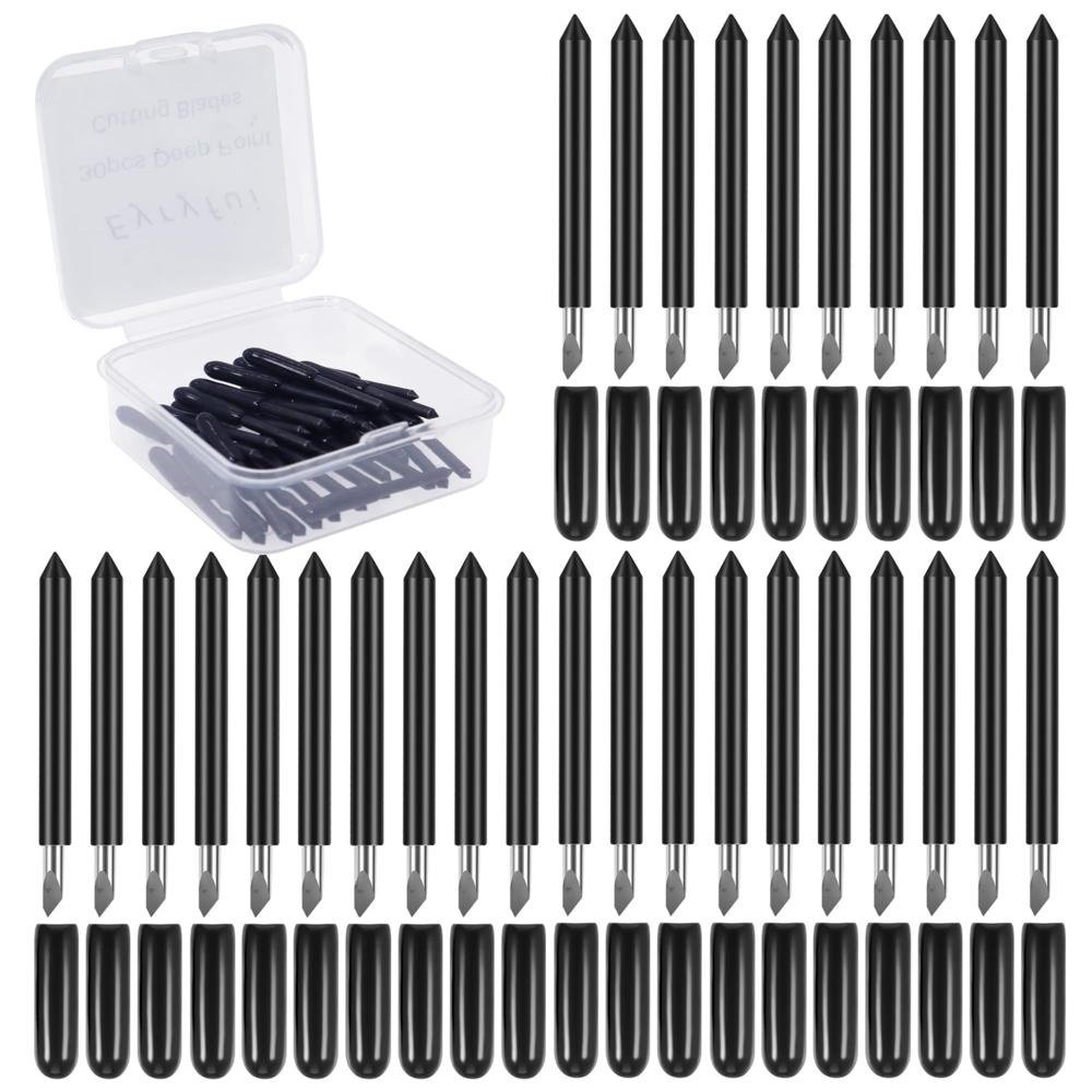 HOJILLAS DE REPUESTO DE CORTE PROFUNDO GENERICAS CRICUT (30PZ) MAKER / EXPLORER