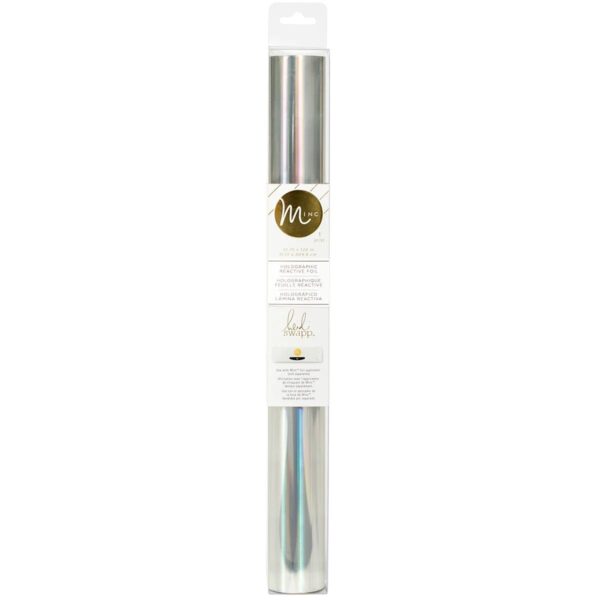 FOIL HEIDI SWAPP PLATEADO HOLOGRAFICO 30X180CM