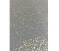 FOIL HOLOGRAFICO TRANSPARENTE DE CIRCULOS 28X5MTS