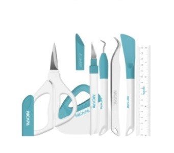 KIT DE HERRAMIENTAS NICAPA AZUL (7PZ)
