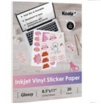 VINYL ADHESIVO BRILLANTE RESISTENTE AL AGUA KOALA (20 HOJAS)