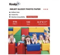 PAPEL FOTOGRAFICO GLOSSY KOALA 100 HOJAS (230G)