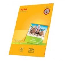 PAPEL FOTOGRAFICO GLOSSY KODAK 20 HOJAS (180G)