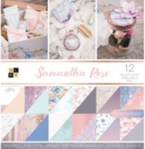 BLOCK ESTAMPADO SAMANTHA ROSE 12"X12" (36 HOJAS)