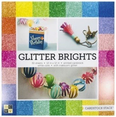 BLOCK STACK GLITTER 12"X12" (30 HOJAS)