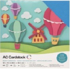 BLOCK AC TONOS BRILLANTES 12"X12" (60 HOJAS)