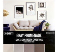 BLOCK GRAY PROMENADE COLORBOK 12"X12" (30 HOJAS)