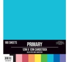 BLOCK COLORES PRIMARIOS COLORBOK 12"X12" (180 HOJAS)