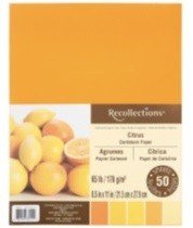BLOCK RECOLLECTIONS CITRUS 8.5"X11" (50 HOJAS)