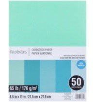 BLOCK RECOLLECTIONS MINT 8.5"X11" (50 HOJAS)