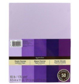 BLOCK RECOLLECTIONS PASION MORADA 8.5"X11" (50 HOJAS)