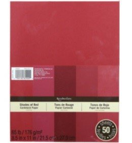 BLOCK RECOLLECTIONS TONOS ROJOS 8.5"X11" (50 HOJAS)