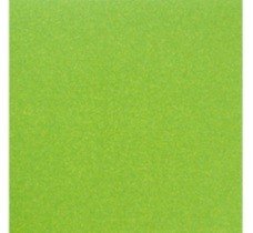 CARTULINA ESCARCHADA VERDE PASTO 12"X12"