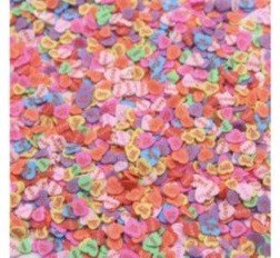 CONFETTI CORAZONES MULTICOLOR 0.5OZ