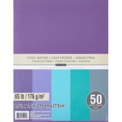 BLOCK RECOLLECTIONS COOL WATER 8.5"X11" (50 HOJAS)