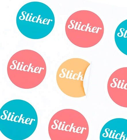 IMPRESION A COLOR PAPEL STICKER 8.5"X11"