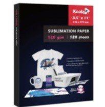 PAPEL ADHESIVO SUBLIMACION 120gr KOALA 8.5"X11" (120 HOJAS)