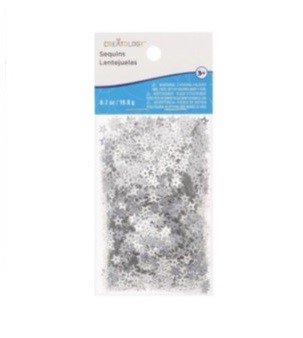 CONFETTI DE ESTRELLAS PLATEADAS