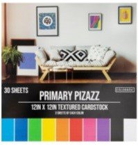 BLOCK PRIMARY PIZAZZ COLORBOK 12"X12" (30 HOJAS)