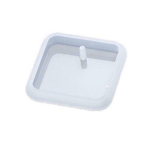 MOLDE PARA RESINA EN FORMA DE LLAVERO CUADRADO 3.5 CM