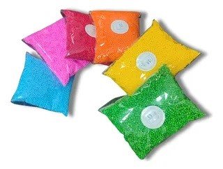PAQUETE PEQUENO DE PELOTITAS DE ANIME COLORES VARIADOS