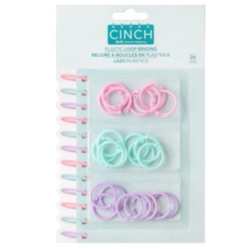 AROS PLASTICOS PARA ENCUADERNAR 24UND