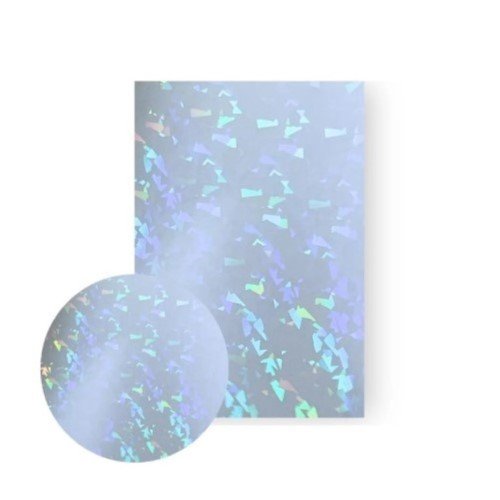 LAMINADO AL FRIO HOLOGRAFICO VIDRIO ROTO TAMANO CARTA