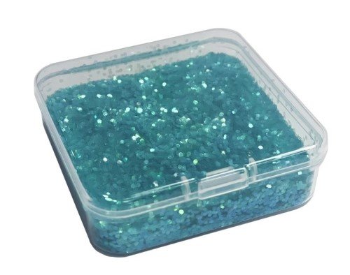 BOX GLITTER FINO TURQUESA