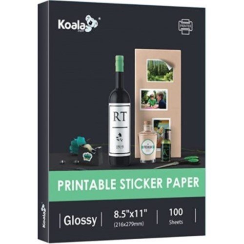 RESMA DE PAPEL ADHESIVO FOTOGRAFICO BRILLANTE KOALA (100 HOJAS)