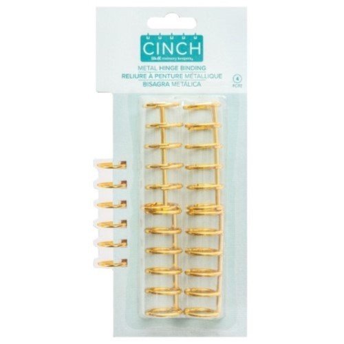 BISAGRA METALICA DORADA (4PZ)