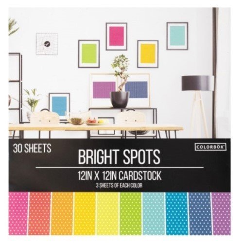 BLOCK BRIGHT SPOTS COLORBOK 12"X12" (30 HOJAS)