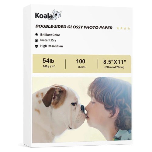 PAPEL FOTOGRAFICO GLOSSY KOALA 100 HOJAS (200G)