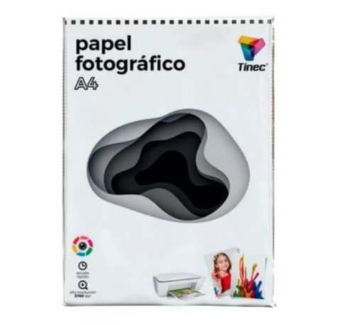 PAPEL FOTOGRAFICO GLOSSY A4 TINEC 20 HOJAS (200G)