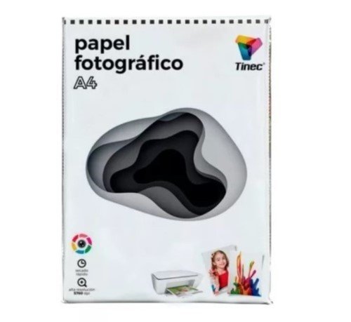 PAPEL FOTOGRAFICO GLOSSY A4 TINEC 20 HOJAS (180G)