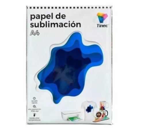 PAPEL SUBLIMACION TINEC A4 SECADO INSTANTANEO 100GR 100H