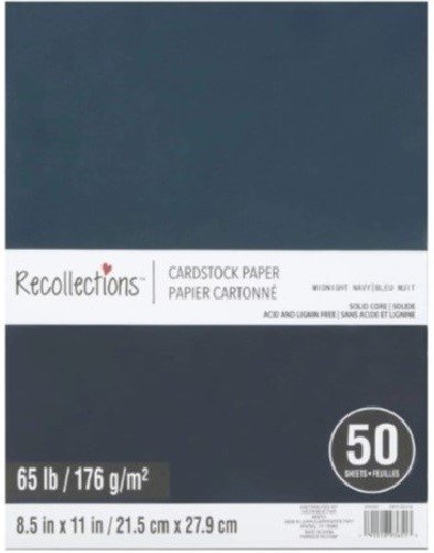 BLOCK RECOLLECTIONS BLEU NUIT 8.5"X11" (50 HOJAS)