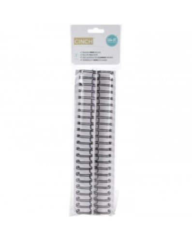 ANILLOS DE METAL NEGRO 0.625" (2PZ)