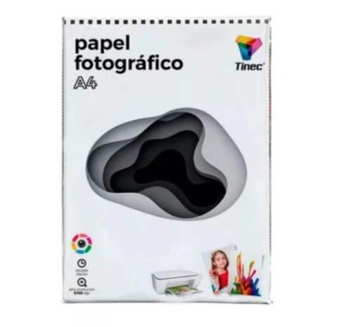 PAPEL FOTOGRAFICO GLOSSY A4 TINEC 20 HOJAS (260G)