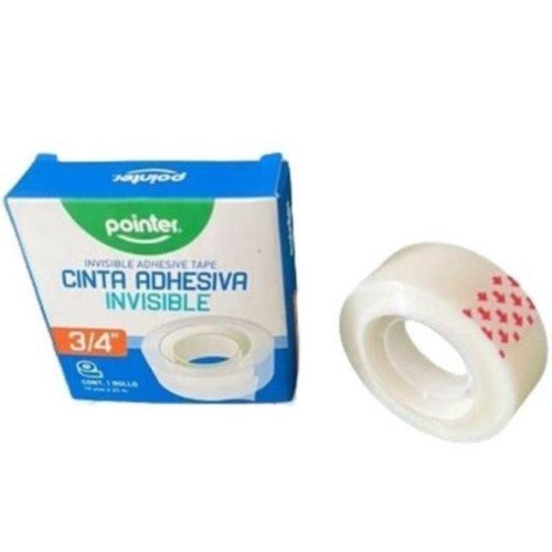 CINTA ADHESIVA INVISIBLE 3/4"X33M POINTER