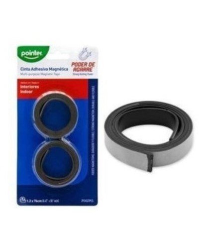 PACK DE 2 UND CINTA ADHESIVA MAGNETICA 1.2 X 76 CM POINTER