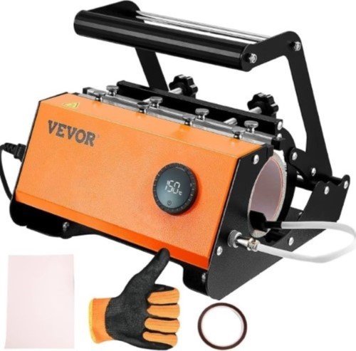 MAQUINA SUBLIMADORA DE TERMO 30 OZ COLOR NARANJA